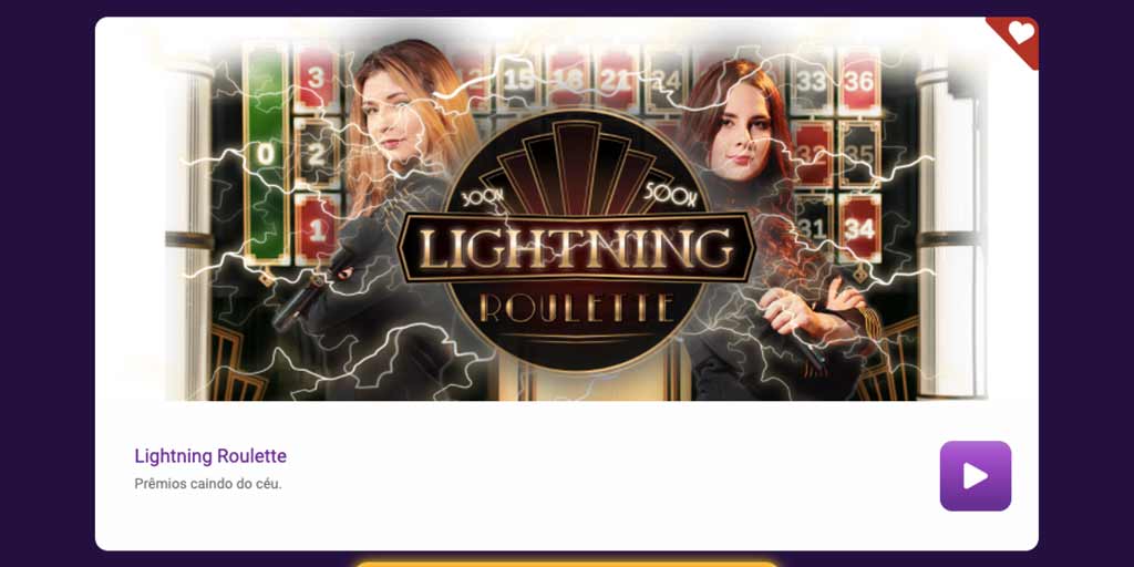 A Lightning Roulette @ JackpotCity Casino