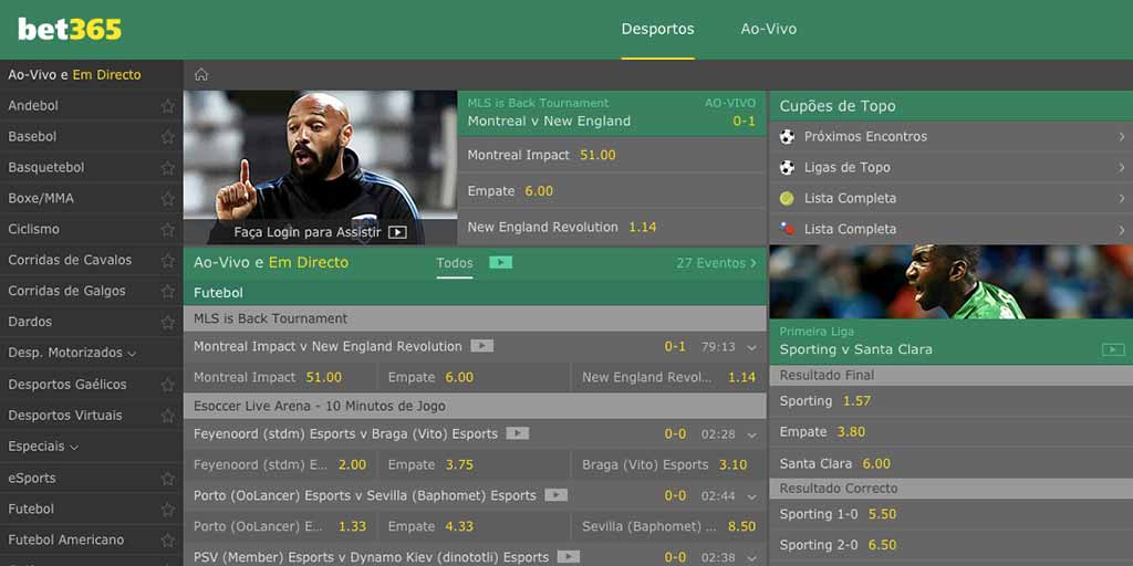 Bet365, uma casa de apostas que é bem conhecida por apostas esportivas, com licença de Gibraltar.