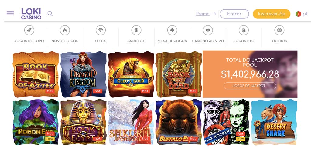 Loki Casino - O Homepage